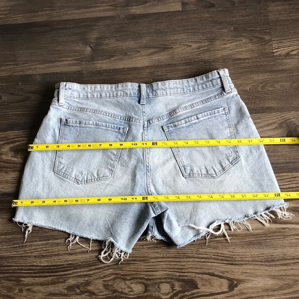 Kut From The Kloth Jane Long Short High Rise Cutoff Jean Denim Distressed 12